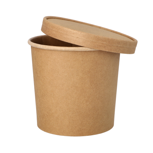 Suppenbecher, Pappe 760 ml Ø 11,5 cm · 11 cm braun