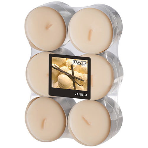 "GALA" Maxi Duftlichte Ø 58 mm · 24 mm creme - Vanilla