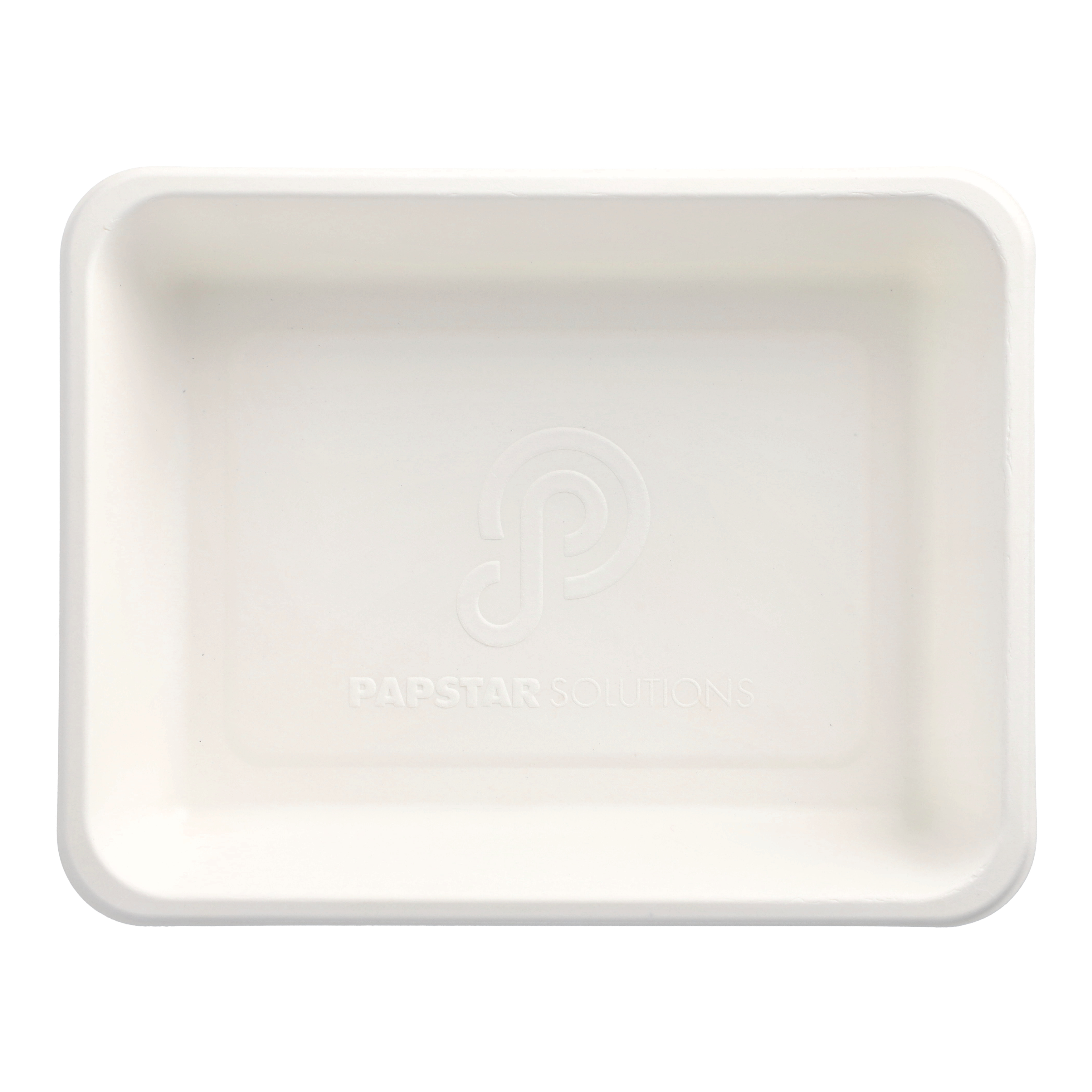 Siegelschalen Zuckerrohr ungeteilt 1300 ml 4,9 cm x 22,7 cm x 17,8 cm