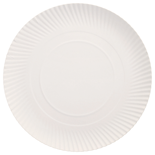Teller, Pappe "pure" rund Ø 32 cm · 2 cm weiss