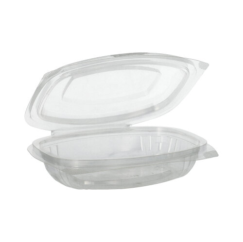 Feinkost- und Salatschalen mit Klappdeckeln, PLA "pure" 250 ml 3,1 cm x 16,1 cm x 13,2 cm