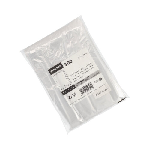Flachbeutel, LDPE 24 cm x 16 cm transparent