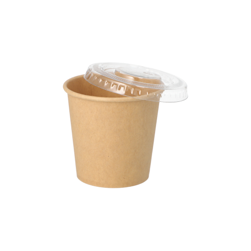 Portionsbecher, Pappe 90 ml Ø 6 cm · 5,8 cm braun