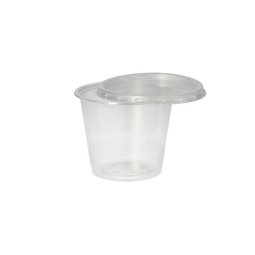 Dressingbecher, PP 125 ml Ø 7,1 cm · 5,7 cm transparent
