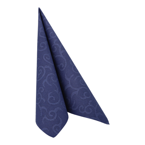 Servietten "ROYAL Collection" 1/4-Falz 40 cm x 40 cm dunkelblau "Casali"