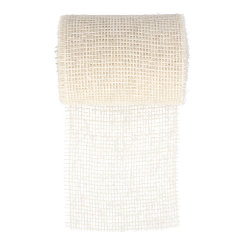 Dekoband Jute 10 m x 15 cm creme