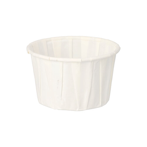 Dressingbecher, Papier "pure" 110 ml Ø 7 cm · 4,2 cm weiss