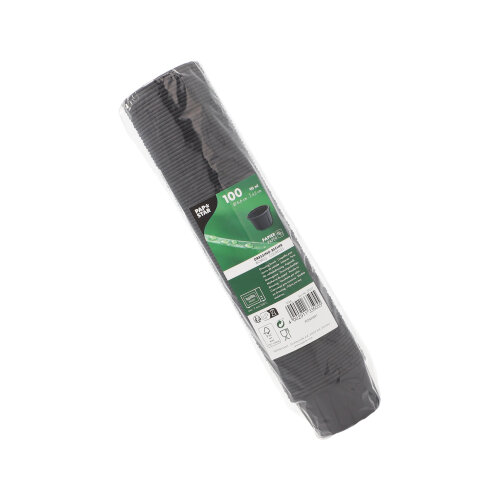 Dressingbecher, Papier 90 ml Ø 6,6 cm · 4,2 cm schwarz