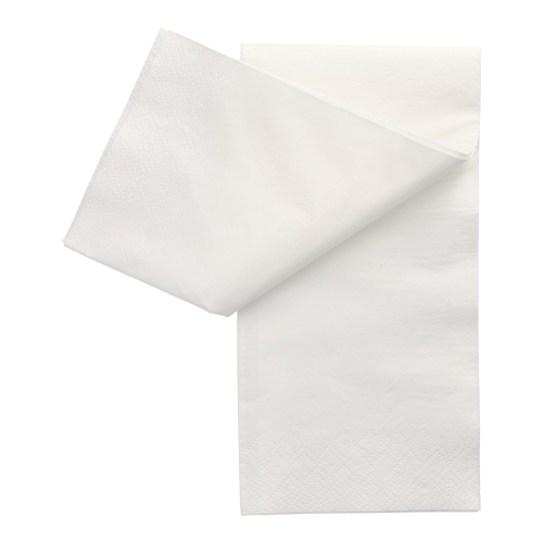 Servietten, 2-lagig 1/8-Falz 40 cm x 40 cm weiss