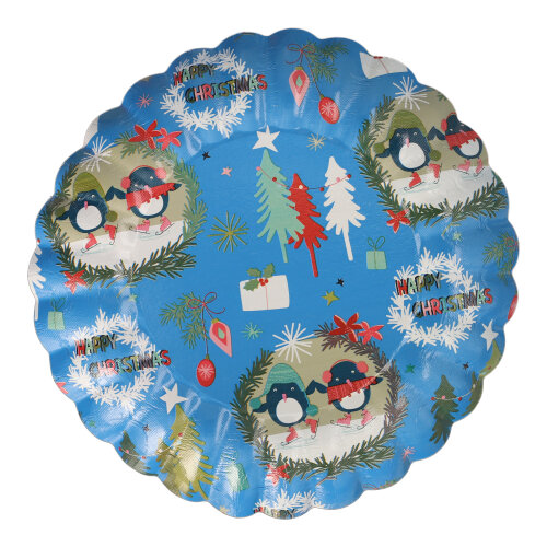 Präsentierschalen-Weihnachten Ø 23 cm "verschiedene Weihnachtsdekore"