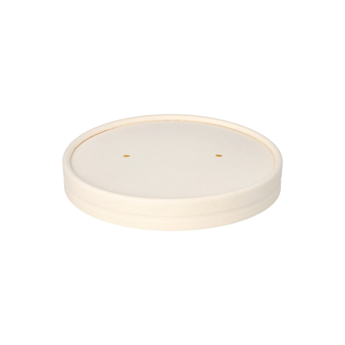 Deckel für Suppenbecher, Pappe "To Go" Ø 11,8 cm weiss