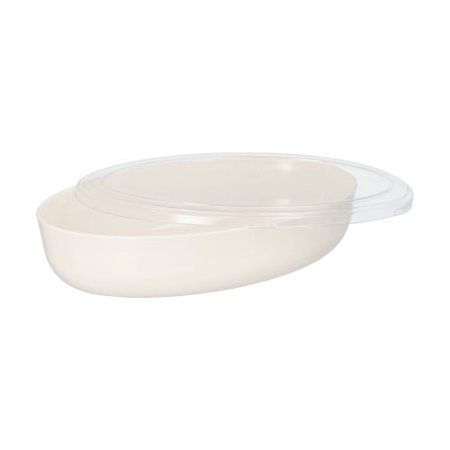 Deckel PET für Schalen oval 1 cm x 16,5 cm x 26 cm glasklar "Cella"