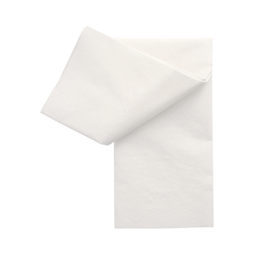 Servietten, 2-lagig 1/8-Falz 33 cm x 33 cm weiss
