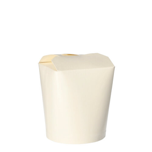Snackboxen "ASIA" rund 550 ml 10 cm x 8 cm x 7,5 cm weiss