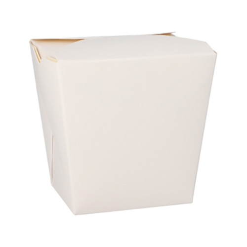 Snackboxen "ASIA" eckig 950 ml 11 cm x 8,8 cm x 6,7 cm weiss