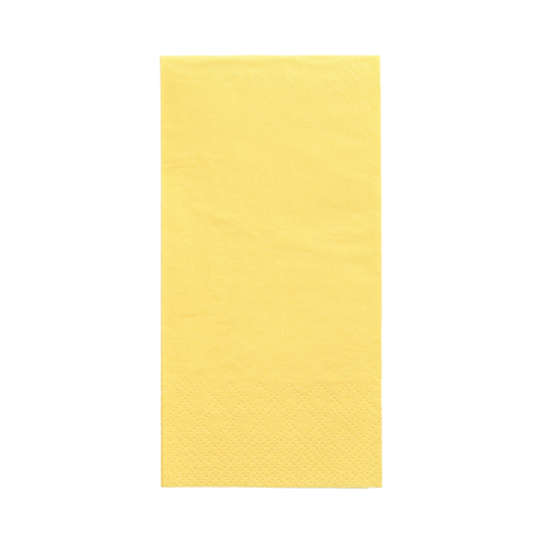 Servietten, 3-lagig 1/8-Falz 33 cm x 33 cm gelb