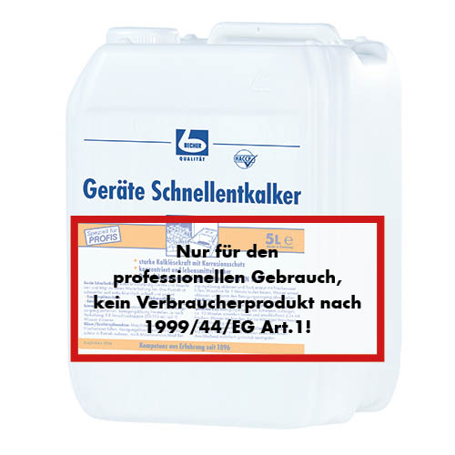 "Dr. Becher" Geräte Schnellentkalker 5 l