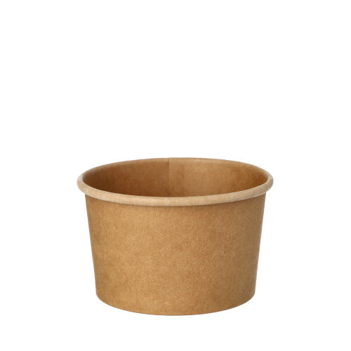 Suppenbecher, Pappe 230 ml Ø 9,8 cm · 6 cm braun