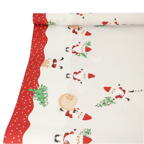 Tischdecke, Papier 6 m x 1,2 m "Lutins de Noel"