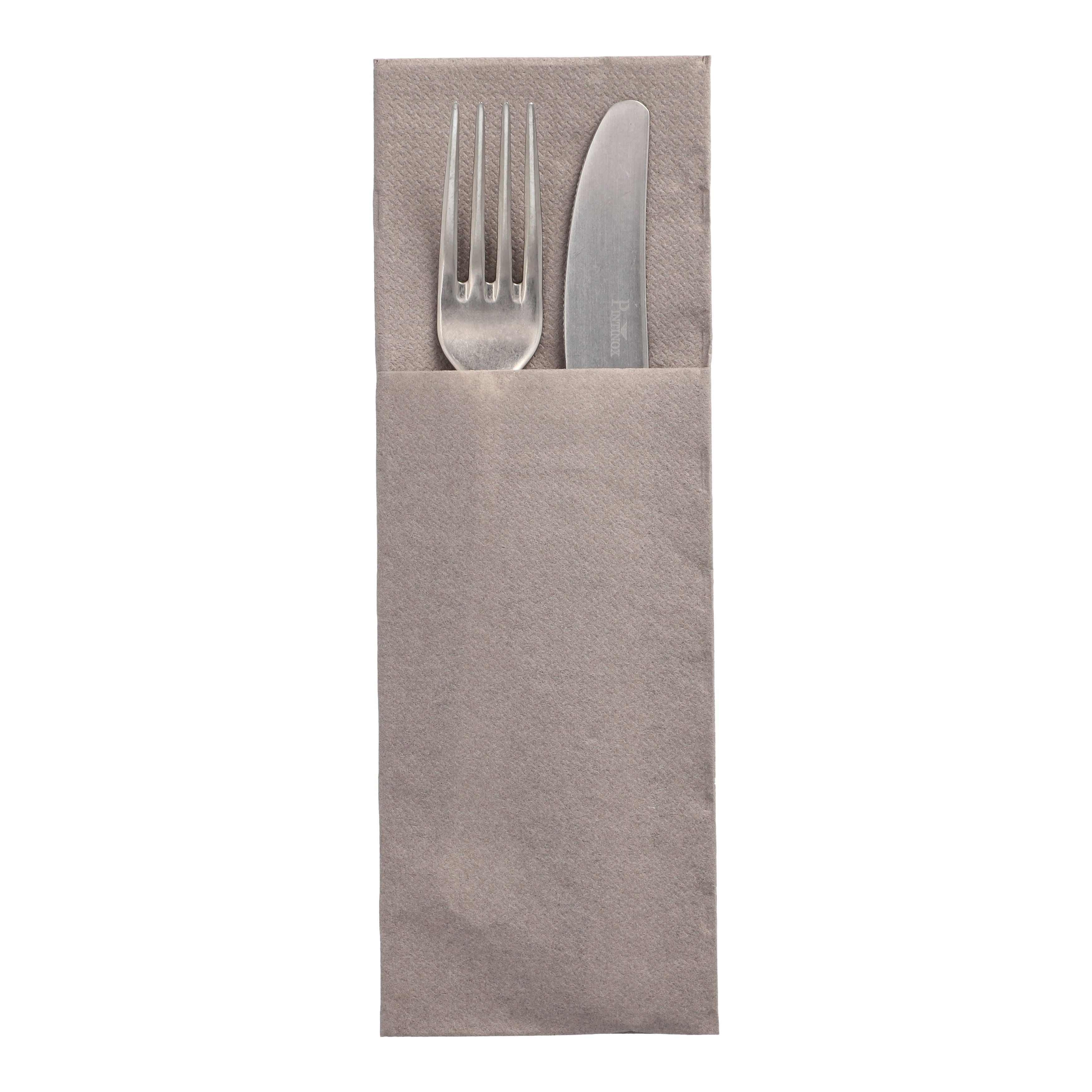 Servietten "DAILY Collection" 48 cm x 30 cm grau mit Besteckfalz