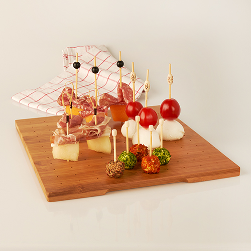 Tray für Fingerfood-Picker, Bambus "pure" 25 cm x 30 cm