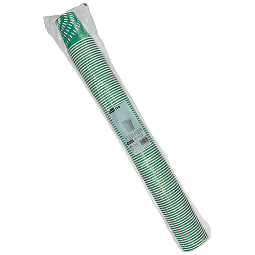 Trinkbecher für Kaltgetränke, Pappe 0,2 l Ø 8 cm · 8,8 cm grün "Rays"