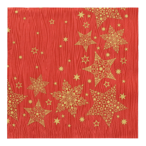 Servietten, 3-lagig 1/4-Falz 40 cm x 40 cm "Christmas Shine"
