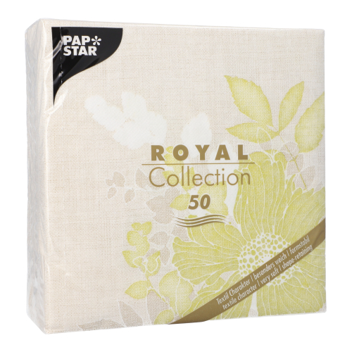 Servietten "ROYAL Collection" 1/4-Falz 40 cm x 40 cm grün "Annabel"