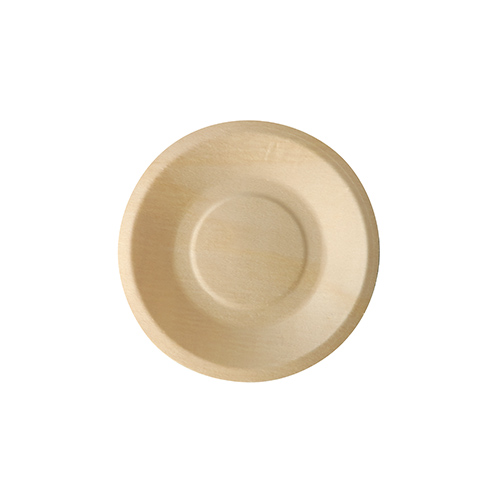 Fingerfood - Teller, Holz "pure" rund Ø 14 cm · 2 cm