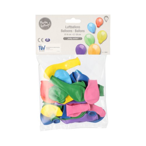 Luftballons Ø 16 cm farbig sortiert