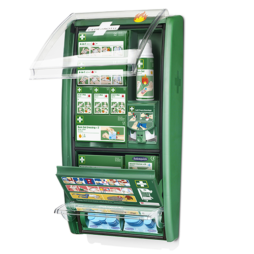 "Cederroth" First Aid & Burn Station 11,7 cm x 29,4 cm x 57,2 cm grün detectable