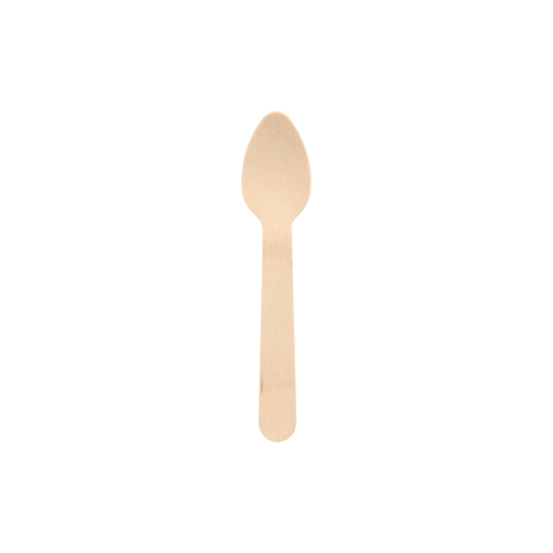 Kaffeelöffel Holz, gewachst 11 cm