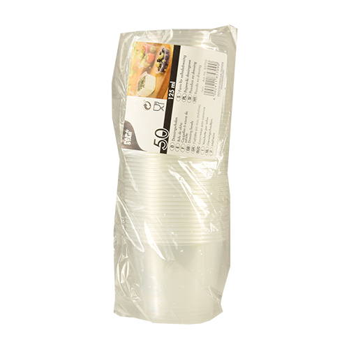 Dressingbecher, PP 125 ml Ø 7,1 cm · 5,7 cm transparent