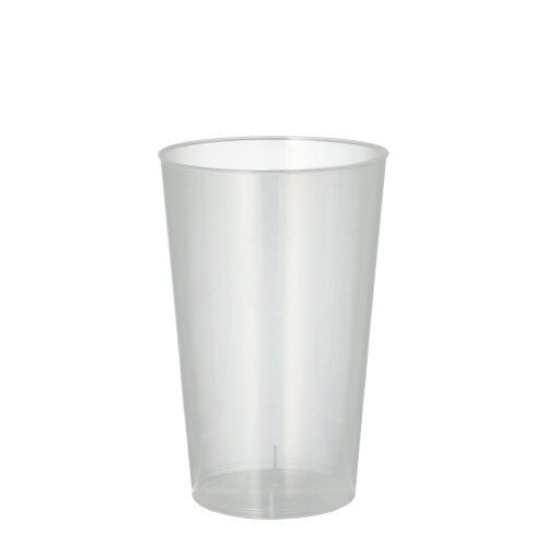 Mehrweg-Trinkbecher PP 0,3 l Ø 7,8 cm · 11,8 cm transluzent