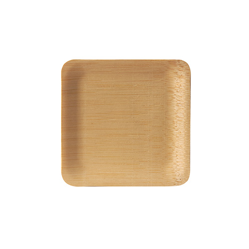 Fingerfood - Teller, Bambus "pure" eckig 1,5 cm x 8,5 cm x 8,5 cm