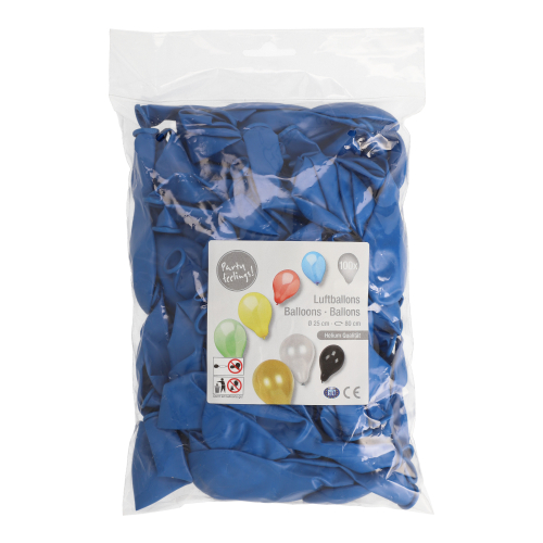Luftballons Ø 25 cm blau