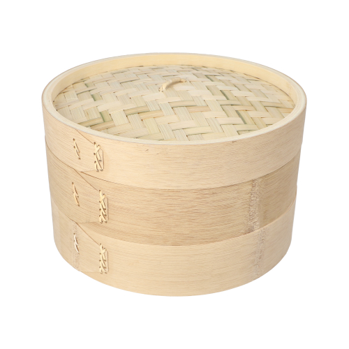 Dampfgarer Bambus "ASIA" Ø 25 cm · 16 cm 3-teilig