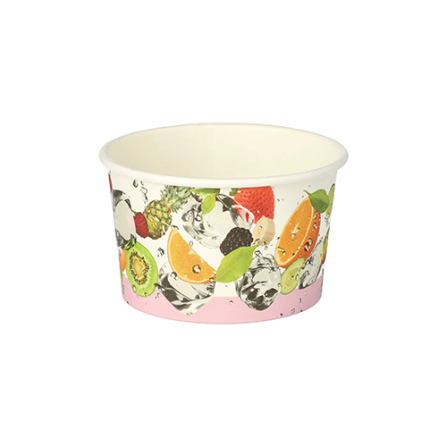 Eisbecher, Pappe 150 ml Ø 9,2 cm · 5 cm "Früchte"