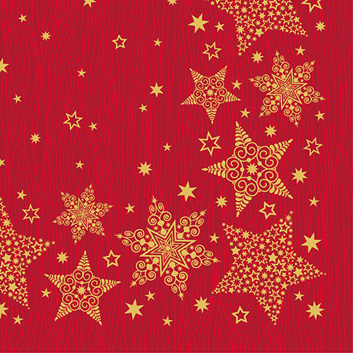 Servietten, 3-lagig 1/4-Falz 40 cm x 40 cm "Christmas Shine"