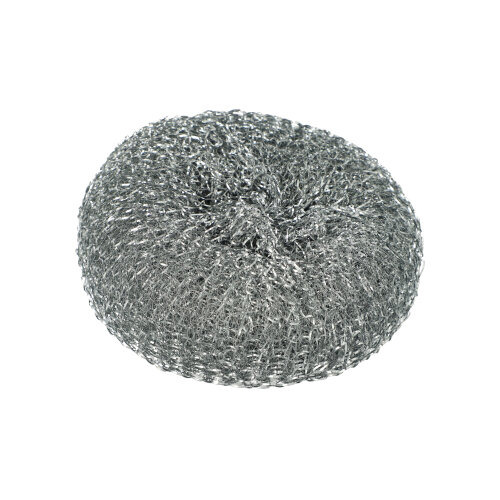 Topfreiniger, Draht rund Ø 13 cm · 4,5 cm silber , kratzend
