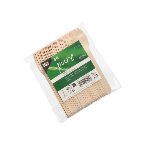 Löffel Holz "pure" 14 cm