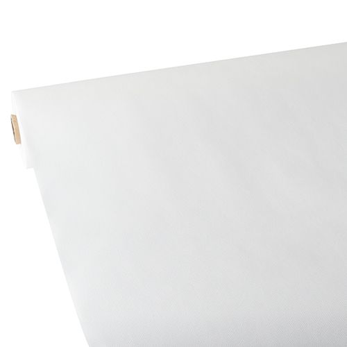 Tischdecke, stoffähnlich, Vlies "soft selection" 25 m x 1,18 m weiss