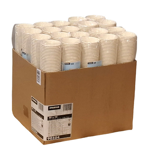 Automatenbecher, Pappe "To Go" 0,18 l Ø 7 cm · 9,2 cm "Coffee Rings"