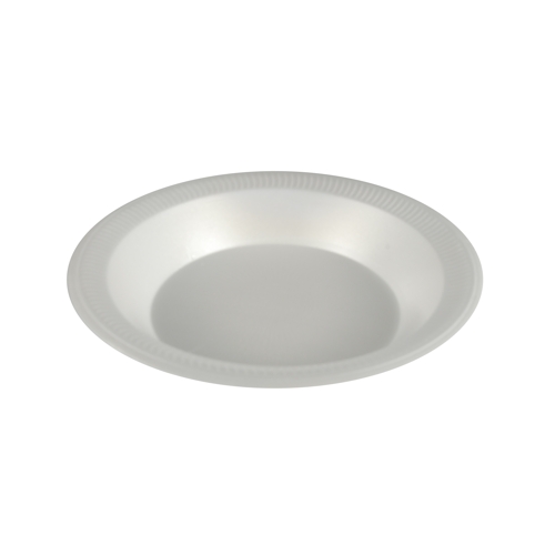 Schalen, XPS ungeteilt 750 ml Ø 22,5 cm · 3,5 cm weiss , laminiert "B3"