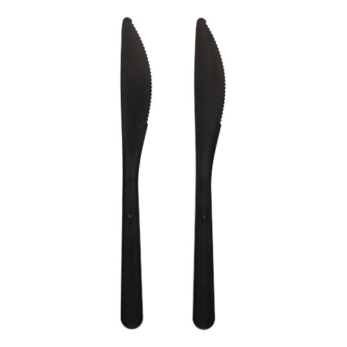 "Circulware" Mehrweg-Messer PP-MF 18,5 cm schwarz extra stabil