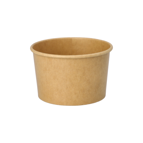 Eisbecher, Pappe 200 ml Ø 9,5 cm · 6 cm braun