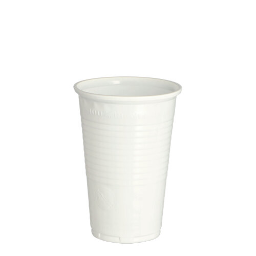 Trinkbecher, PP 0,2 l Ø 7,03 cm · 9,9 cm weiss