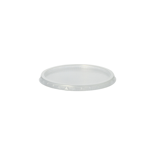 Deckel für Verpackungsbecher, PP rund Ø 10,1 cm · 0,8 cm transparent