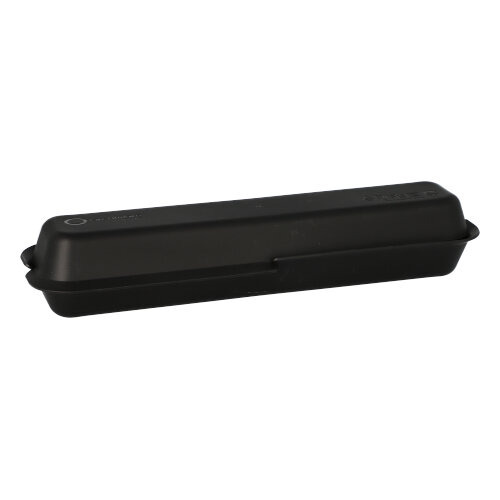 "Circulware" Mehrweg-Foodboxen 2 cm x 23,4 cm x 5,85 cm schwarz , 2-teilig