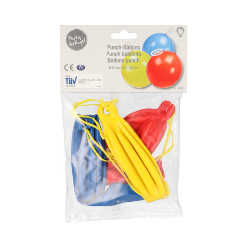 Punch Ballons Ø 40 cm farbig sortiert